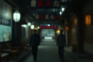 候鸟航班剧照,清晨机场廊桥与拖着行李的旅客